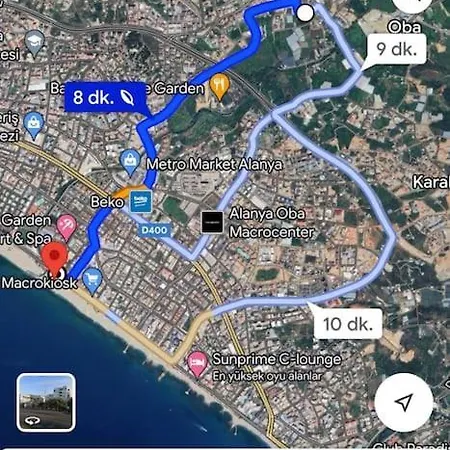 Appartamento Silence Garden Iki Yatak Odali Alanya