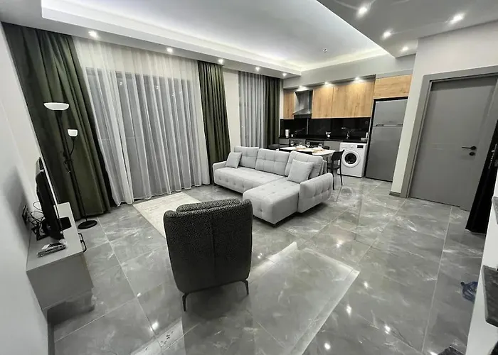 公寓 Silence Garden Iki Yatak Odali 阿拉尼亚